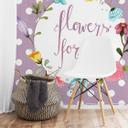 Fototapet Loske - Flowers for you
