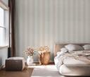 Multistribet tapet, non-woven Shades Iconic hvid, beige