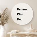 Tableau sur alu-Dibond rond 1X Studio - Dream Plan D