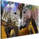 Canvasbillede, Zebra dyr abstrakt