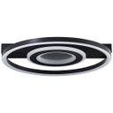 Deckenleuchte Marlies, schwarz, 5 x 37 cm, Metall Glitzereffekt