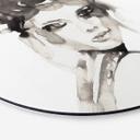 Tableau sur alu-Dibond rond Verbaan - Hot Mess