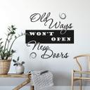 Wallsticker -  Old ways...