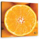 Canvasbillede, Frugt appelsin makro