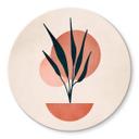 Tableau sur verre Plante abstraite - Kubistika - Copenhague