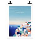 Plakat Huse på Santorini - Rivers