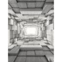 Fototapet - 3D Træ - Tunnel