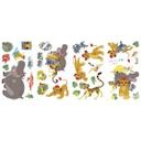 Muursticker set - The Lion and his friends