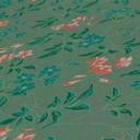Papier peint fleuri vert rouge - papier peint à motifs floraux moderne - papier peint intissé floral