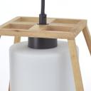 Pendelleuchte Henning, braun, 120 x 23 cm, Holz Innenbeleuchtung