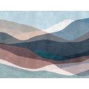 Livingwalls abstrakte Tapete Metropolitan Stories THE WALL Vliestapete mit Landschaft blau