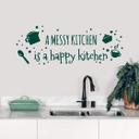 Wallsticker - A messy kitchen