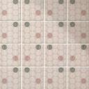 Azulejos Adhesivos Boho - círculos marrón pastel rojo marrón verde - lote de 12
