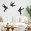 MDF - Decoración en madera - Pájaros (3 piezas)