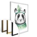 Póster Kvilis - Panda hippie