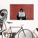 Glasbillede - Banksy - Keep Coins