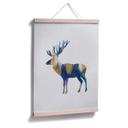 Plakat - Orara Studio - Moose Blue and Yellow