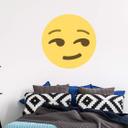 Muursticker Emoji Smirking Face