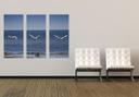 Poster autocollant - W - Le Vol du Cygne triptyque