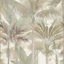 Fototapet palmer jungle udvidelig beige creme 159x280 cm Ikke-vævet tapet  