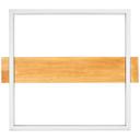 Deckenleuchte Layla, braun, 4,6 x 40 cm, Holz Lampe