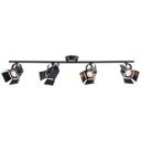 Spotrohr Lola, schwarz, 16,5 x 84 cm, Metall Strahler