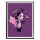 Póster Korenkova - Boho Girl 1 morado