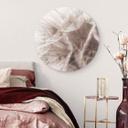 Tableau sur alu-Dibond Pissenlit Close Up - Rond