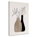 Lienzo Kubistika - Plantas minimalistas