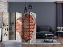 Rumdeler - Love is all you need , 5-delt - 225x172 cm