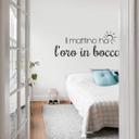 Sticker mural - Il mattino ha l'oro in bocca