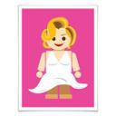 Póster Gomes - Marilyn Monroe de juguete