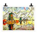 Póster Zamart - Kandinsky y los molinos de viento holandeses