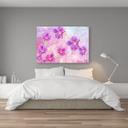 Canvasbillede, Abstraktion af orkidéblomster