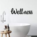 3D lettering Wellness (3 partes) - letras acrílicas