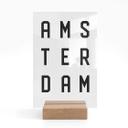 Typografi til bordvisning Amsterdam