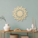Decoración en madera de álamo - llamas de sol