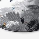 Tableau sur alu-Dibond rond Kikki Belle - Tropical Birds