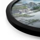 Plakat Fyrreskov i Huang Shan-bjergene - NingYun Ye - Round