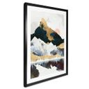 Póster Reflejo de un paisaje invernal - SpaceFrog Designs