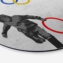 Tableau sur alu-Dibond rond Banksy - Les jeux olympiques