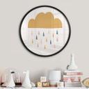 Plakat Munter regn i pastelfarver - Lisboa