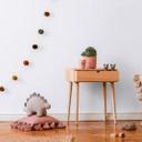 Papel pintado habitación infantil gris claro - Papel pintado no tejido liso 