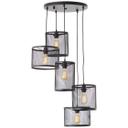 Pendelleuchte Levi, gold, 150,5 x 53 cm, Metall Pendel-lampe, dimmbar