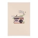 Retro radio blomster Tekstil plakat - Frida Floral Studio