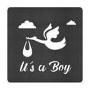 MDF deco baby - Es un niño