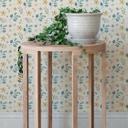 Tapet med mønster - akvarelblomster 01 - gul