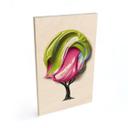 Cuadro de madera con colorida corona 3D - Mielu