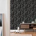 Daniel Hechter Papier peint floral Noir, Gris, Blanc 