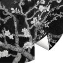 Fototapet - Rundt van Gogh - Mandelblomst - sort - vliesetapet/selvklæbende non-woven tapet